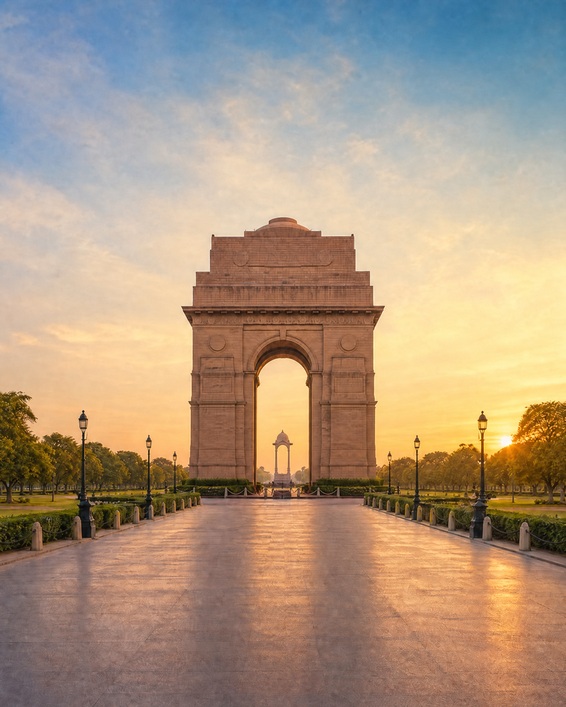 India Gate in Delhi for executive chauffeur travel