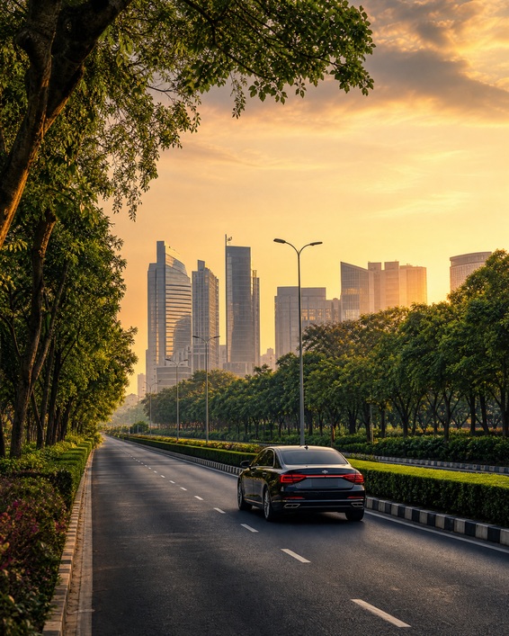 Delhi business travel by executive chauffeur