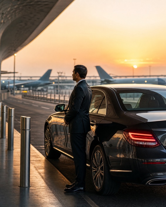 Mumbai airport chauffeur arrival service for business travellers