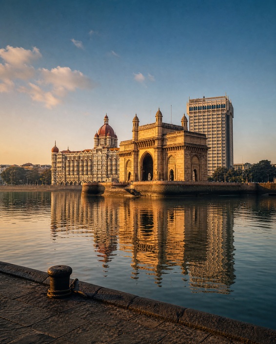 Gateway of India waterfront in Mumbai for executive chauffeur travel